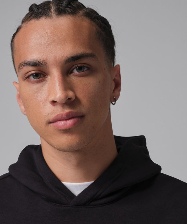 Air Jordan Mens Fleece Pullover Hoodie - Black