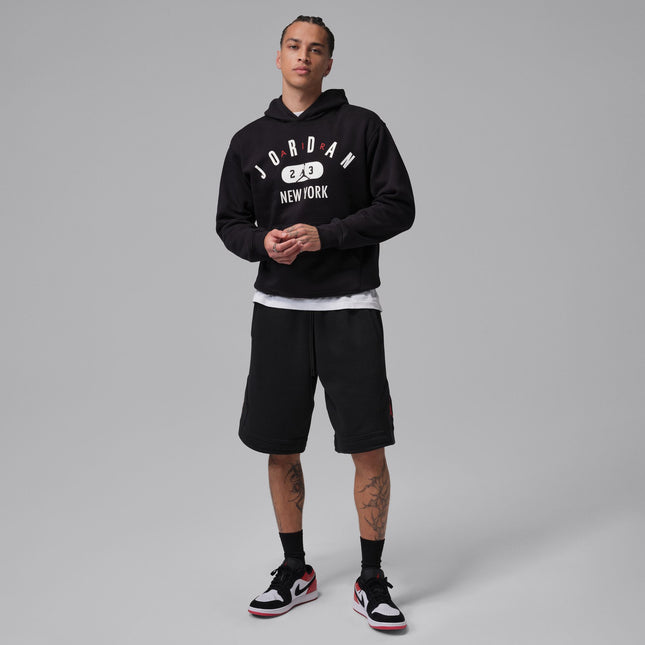 Air Jordan Mens Fleece Pullover Hoodie - Black