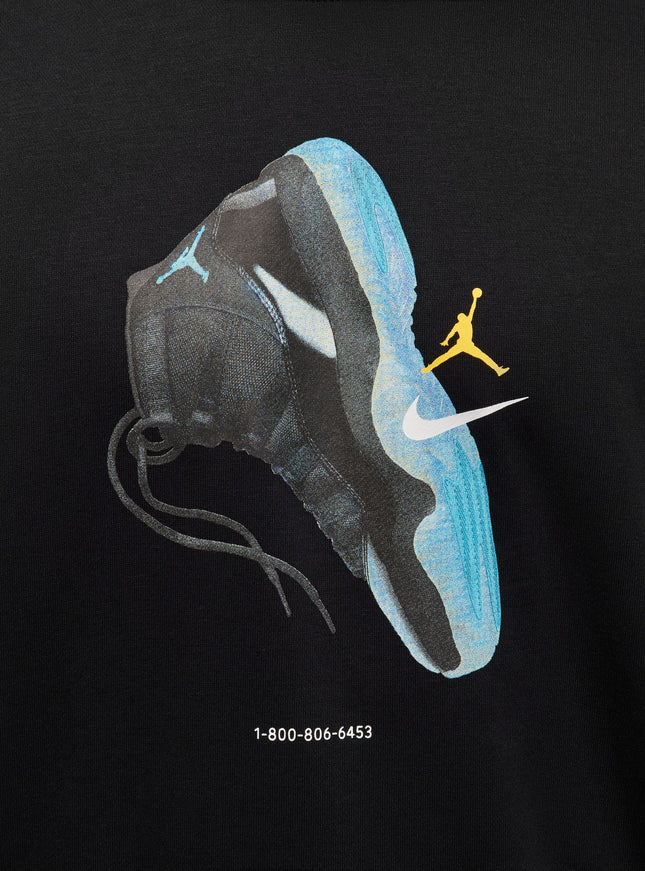 Air Jordan Mens Gamma Fleece Sweatshirt - Black