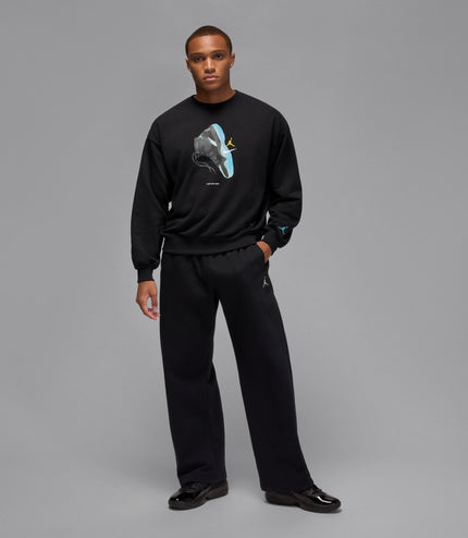 Air Jordan Mens Gamma Fleece Sweatshirt - Black