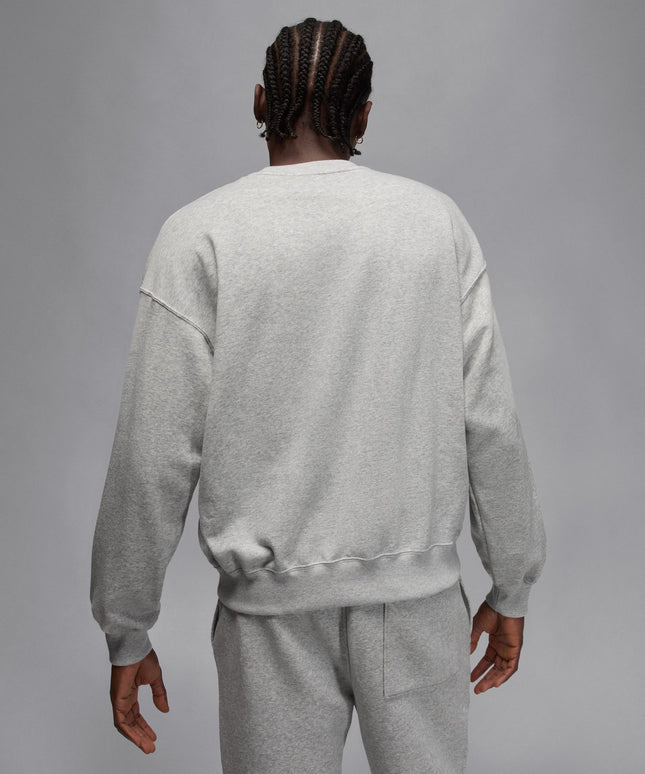 Air Jordan Mens Gamma Fleece Sweatshirt - Heather Grey