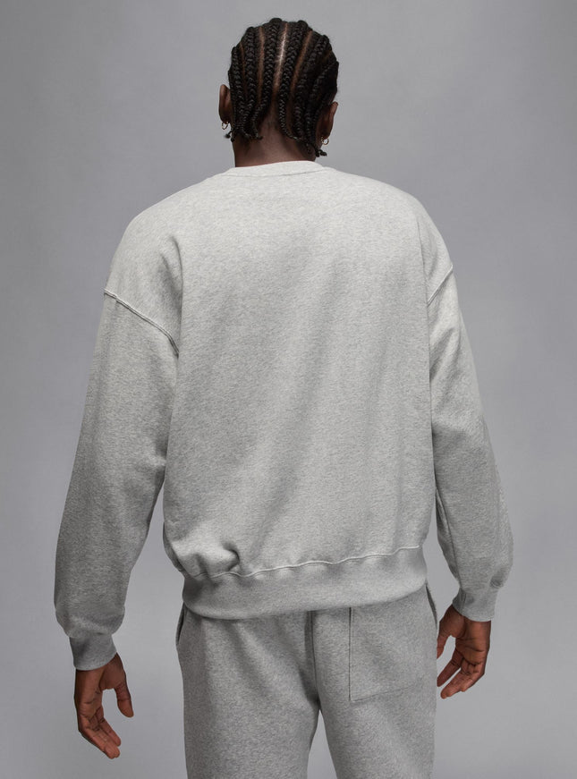 Air Jordan Mens Gamma Fleece Sweatshirt - Heather Grey