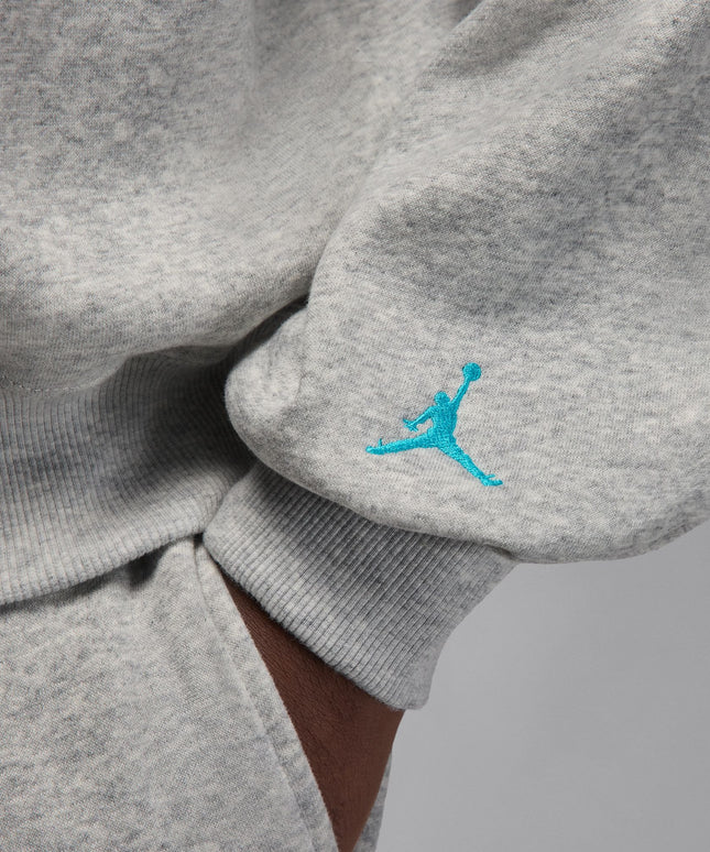 Air Jordan Mens Gamma Fleece Sweatshirt - Heather Grey
