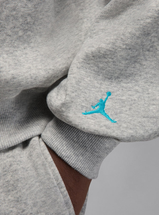 Air Jordan Mens Gamma Fleece Sweatshirt - Heather Grey