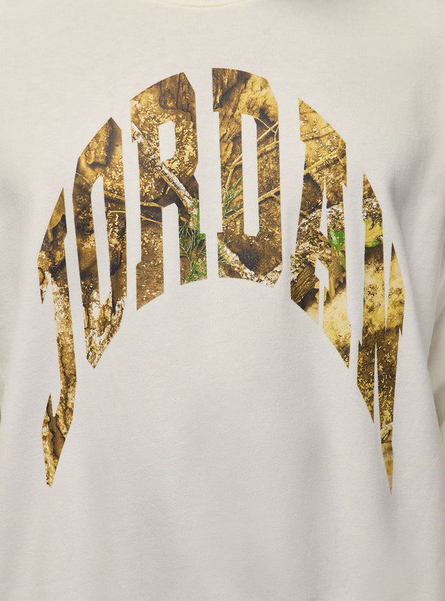 Air Jordan Mens French Terry Realtree Crewneck - Sail