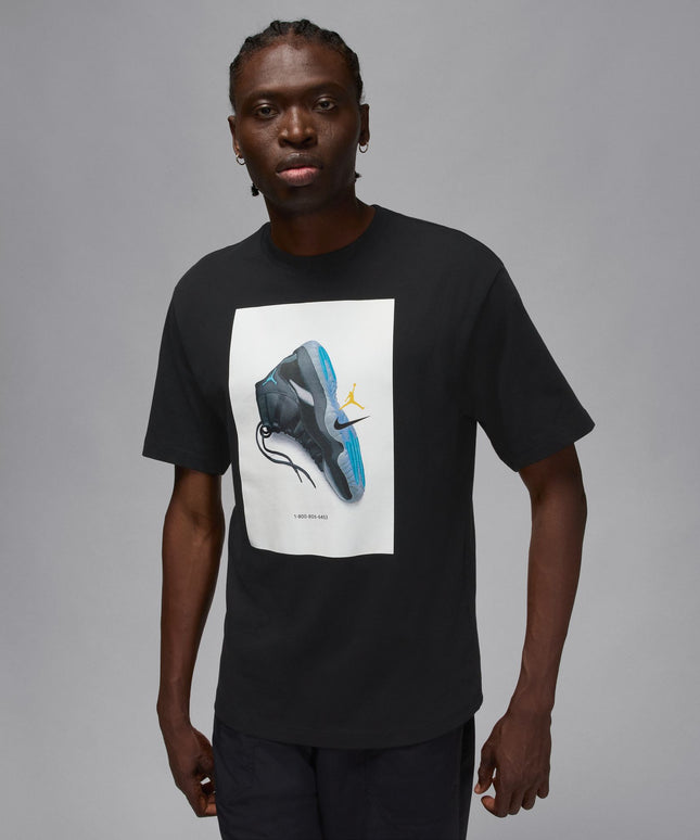 Air Jordan Mens Gamma Tee - Black