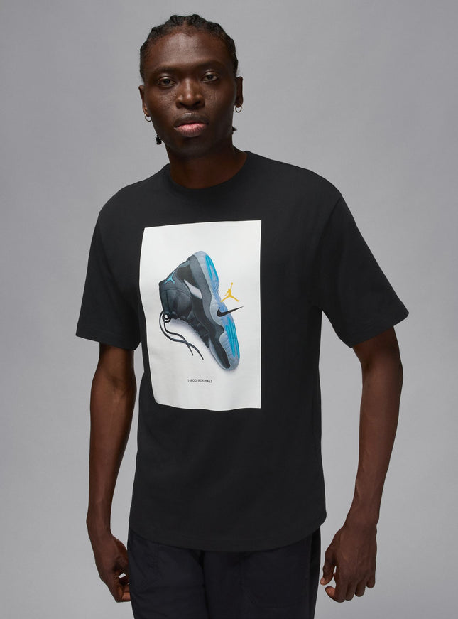 Air Jordan Mens Gamma Tee - Black