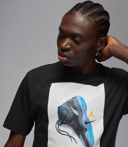 Air Jordan Mens Gamma Tee - Black