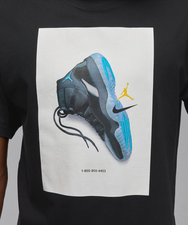 Air Jordan Mens Gamma Tee - Black