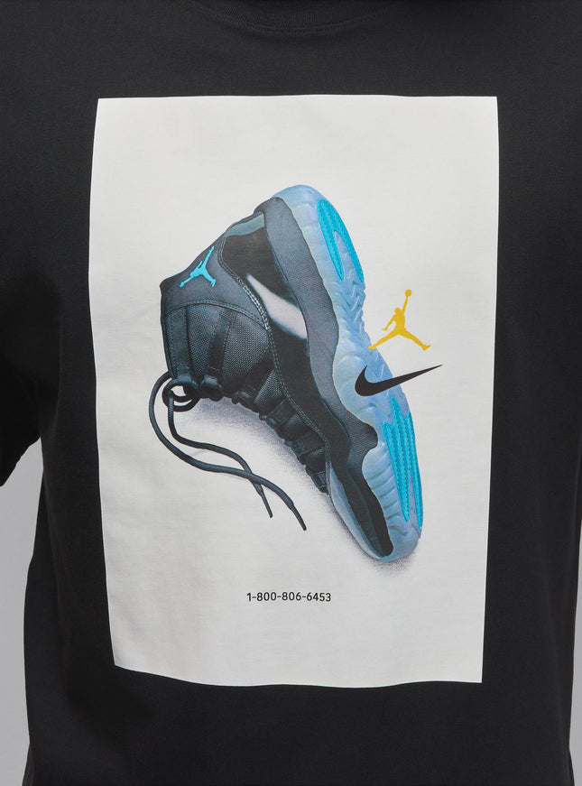 Air Jordan Mens Gamma Tee - Black