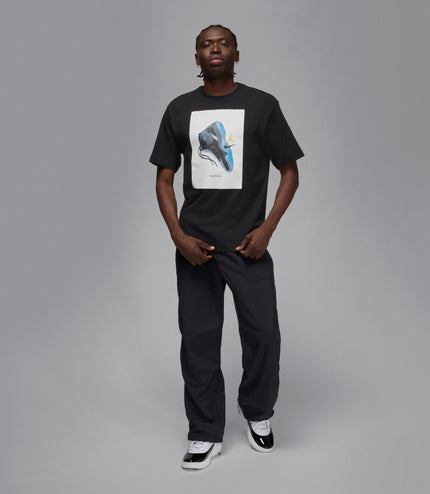 Air Jordan Mens Gamma Tee - Black