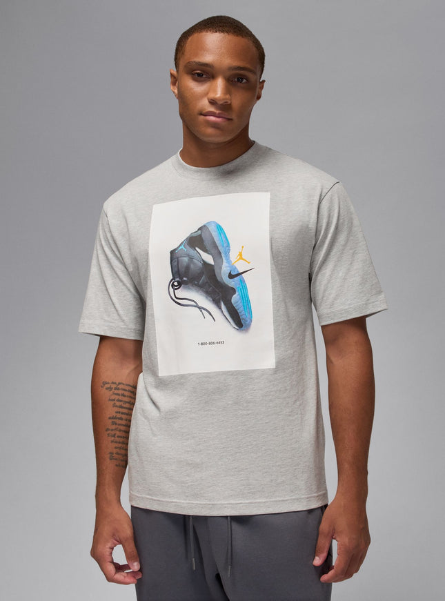 Air Jordan Mens Gamma Tee - Grey