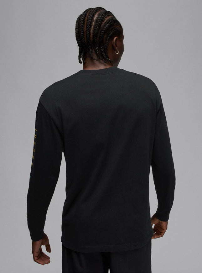 Air Jordan Mens Gamma Long Sleeve - Black