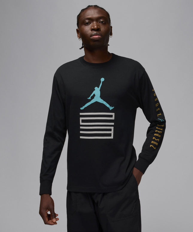 Air Jordan Mens Gamma Long Sleeve - Heather Grey