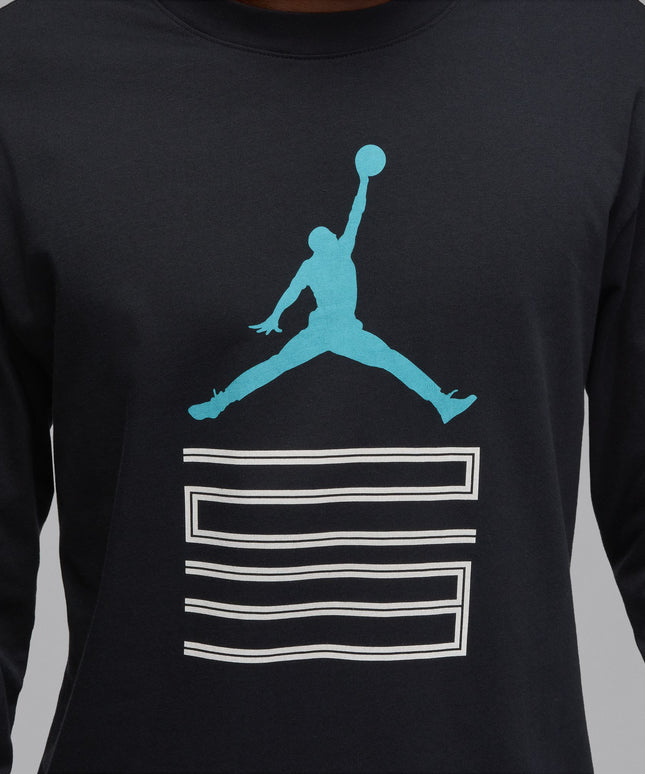 Air Jordan Mens Gamma Long Sleeve - Heather Grey