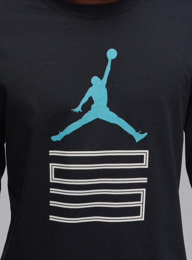 Air Jordan Mens Gamma Long Sleeve - Black