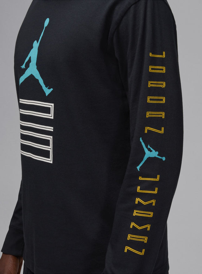 Air Jordan Mens Gamma Long Sleeve - Black