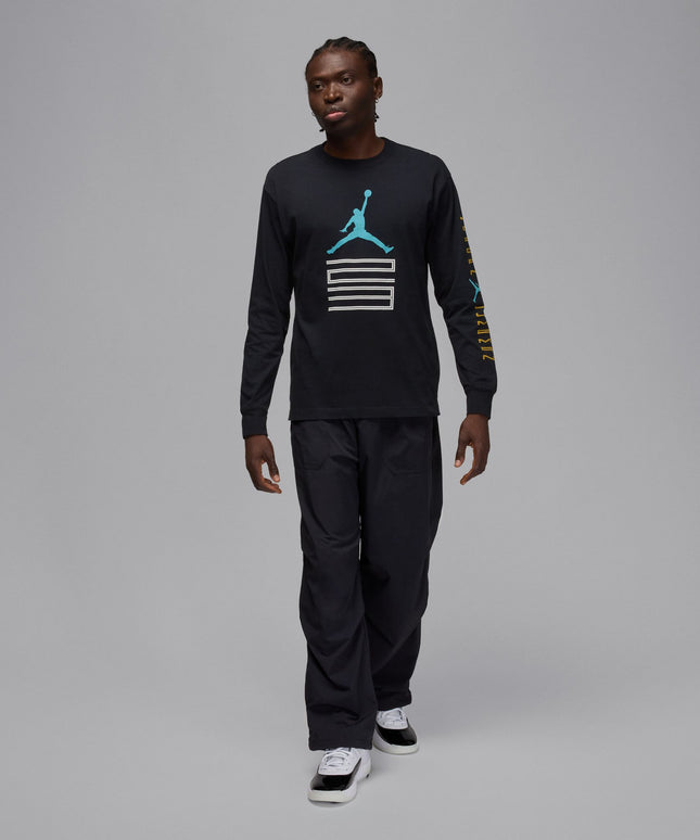 Air Jordan Mens Gamma Long Sleeve - Heather Grey