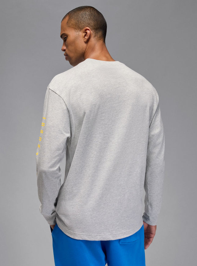 Air Jordan Mens Gamma Long Sleeve - Heather Grey