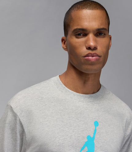 Air Jordan Mens Gamma Long Sleeve - Heather Grey