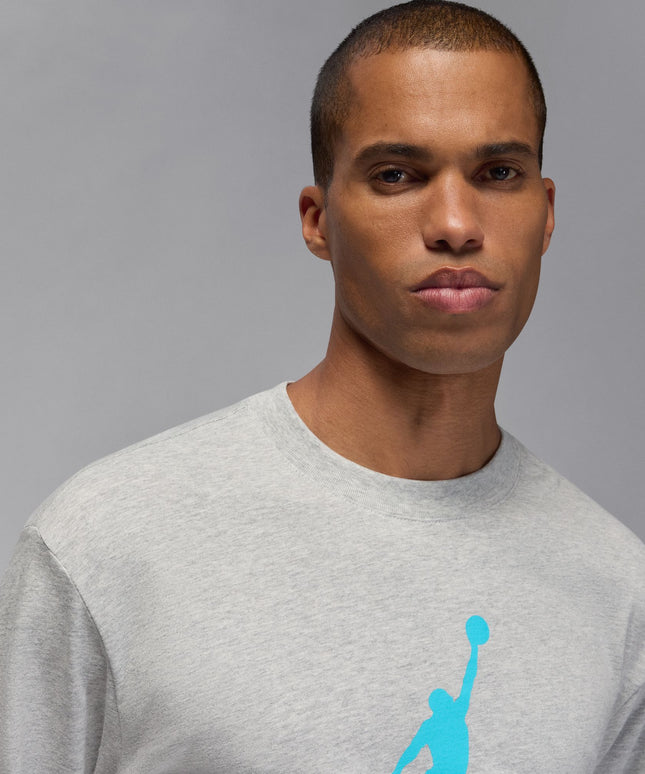 Air Jordan Mens Gamma Long Sleeve - Heather Grey