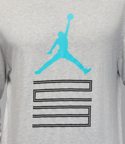 Air Jordan Mens Gamma Long Sleeve - Heather Grey