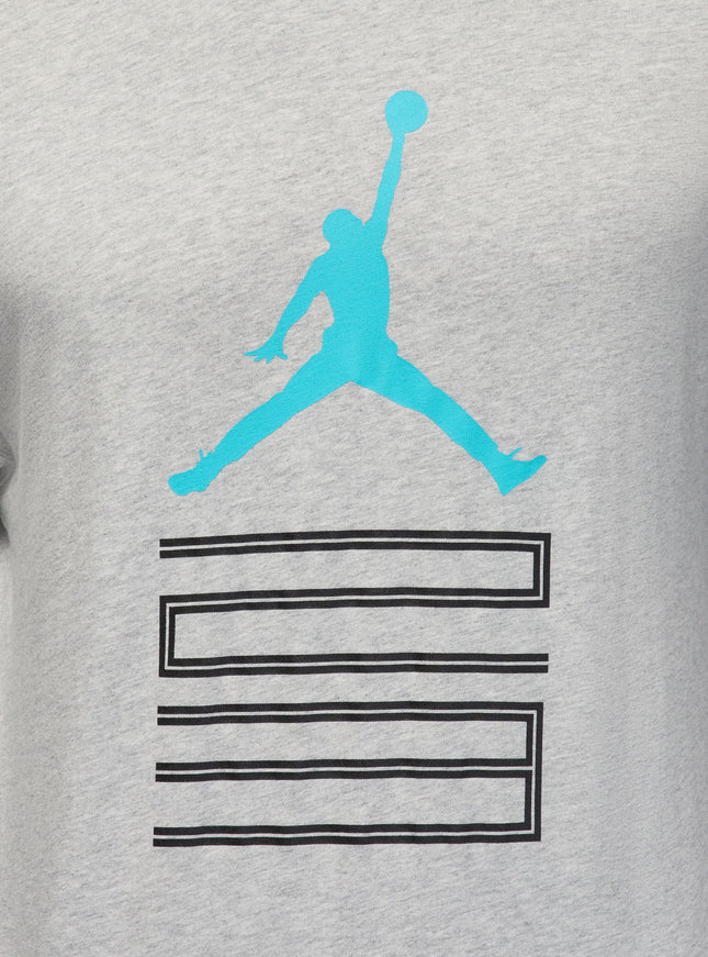 Air Jordan Mens Gamma Long Sleeve - Heather Grey