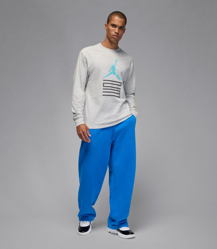Air Jordan Mens Gamma Long Sleeve - Heather Grey