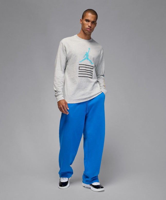 Air Jordan Mens Gamma Long Sleeve - Heather Grey