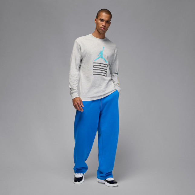Air Jordan Mens Gamma Long Sleeve - Heather Grey