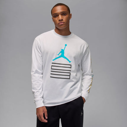 Air Jordan Mens Gamma Long Sleeve - White