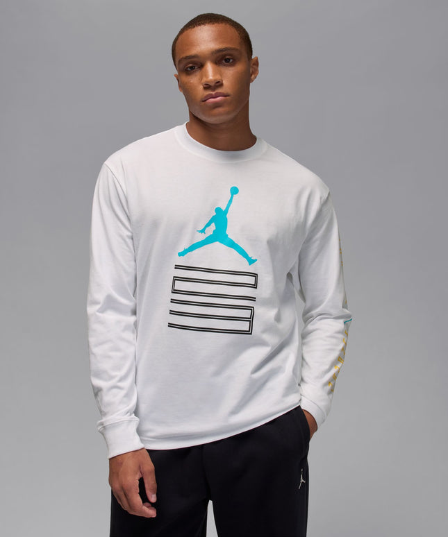 Air Jordan Mens Gamma Long Sleeve - White