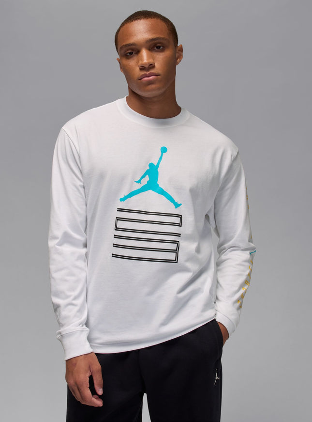 Air Jordan Mens Gamma Long Sleeve - White