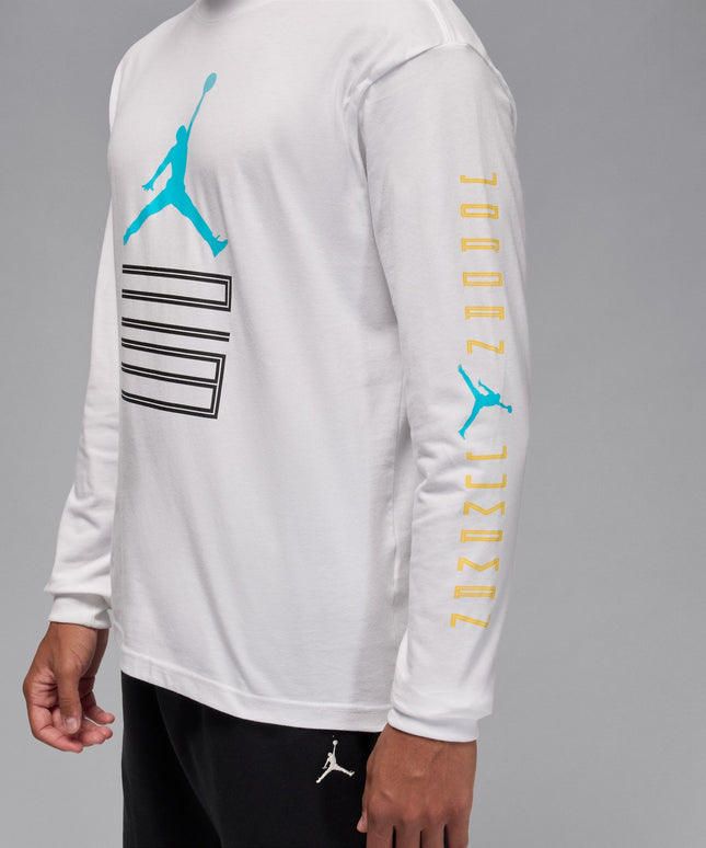 Air Jordan Mens Gamma Long Sleeve - White