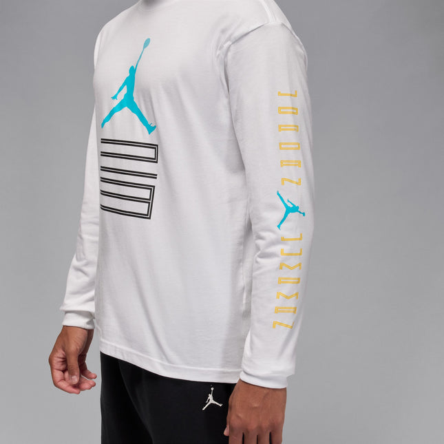 Air Jordan Mens Gamma Long Sleeve - White