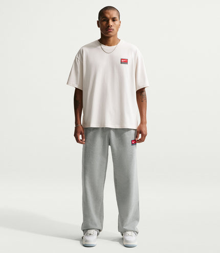 Nike Mens Solo Swoosh Joggers - Grey/White