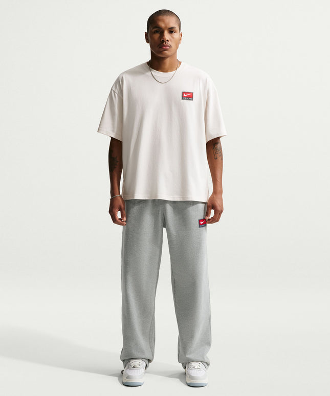 Nike Mens Solo Swoosh Joggers - Grey/White