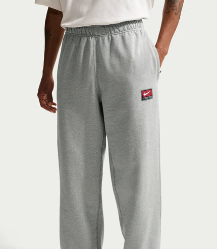Nike Mens Solo Swoosh Joggers - Grey/White