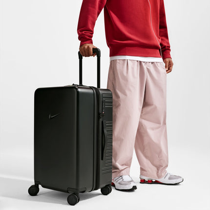 Nike Adult Medium Checked Luggage - Black