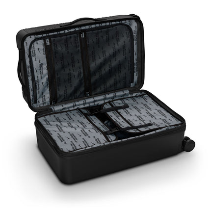 Nike Adult Medium Checked Luggage - Black