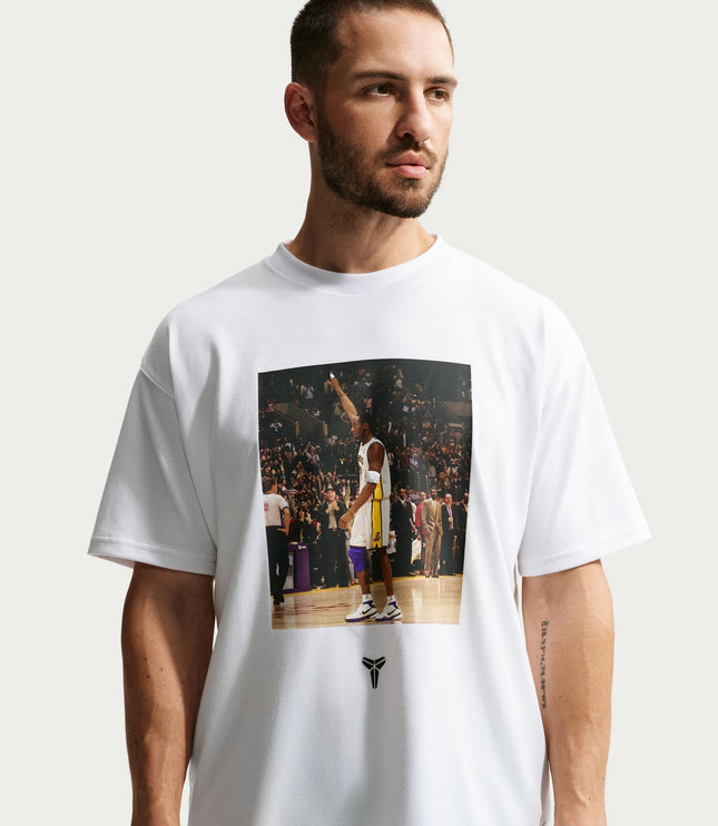 Nike Mens Kobe 81 Points Basketball Tee - White