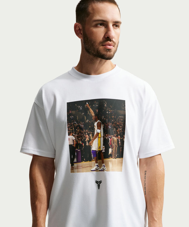 Nike Mens Kobe 81 Points Basketball Tee - White