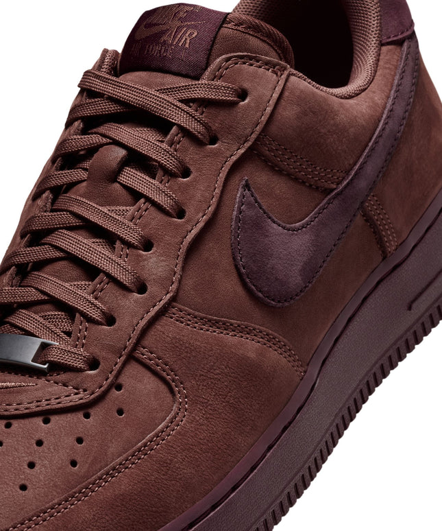 Nike Mens Air Force 1 Low Retro Premium - Red Sepia