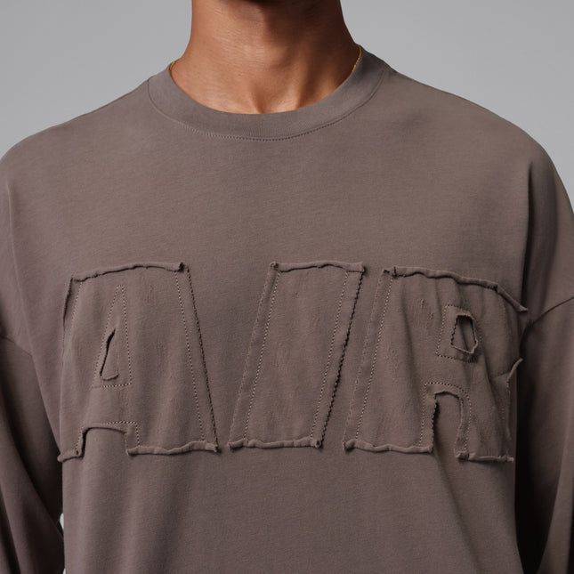 Air Jordan Mens Air Long Sleeve - Cave Stone