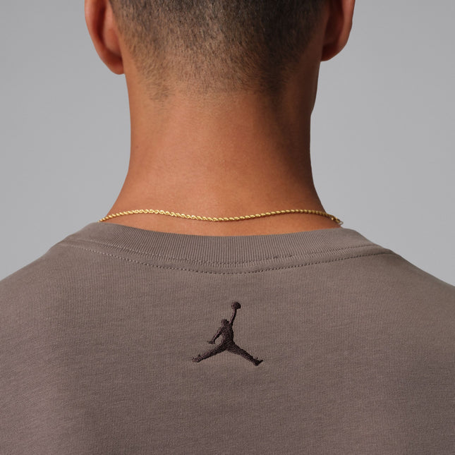 Air Jordan Mens Air Long Sleeve - Cave Stone