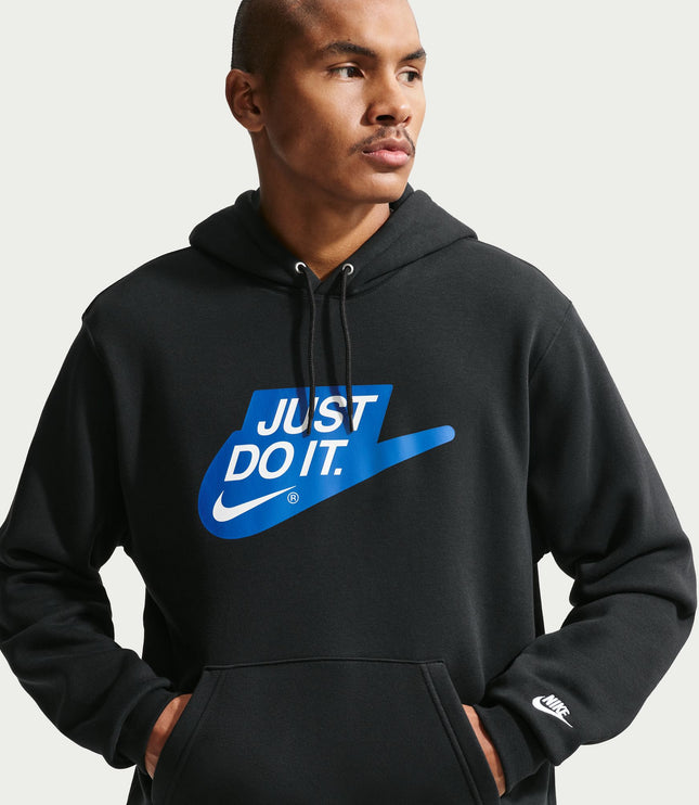 Nike Mens Fleece Hoodie - Black