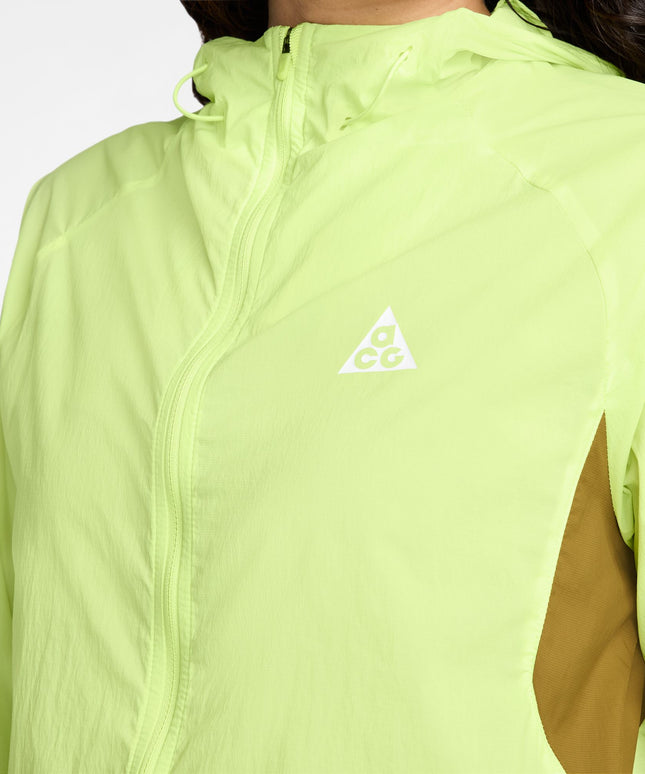 Nike Womens ACG Repel Trail Running Jacket - Light Lemon Twist