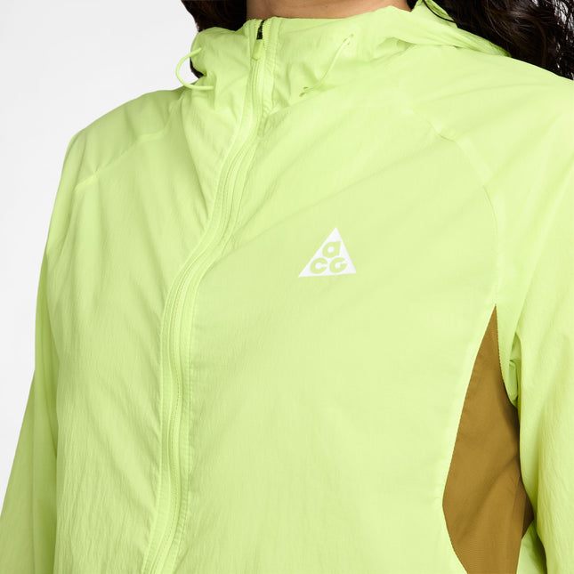 Nike Womens ACG Repel Trail Running Jacket - Light Lemon Twist