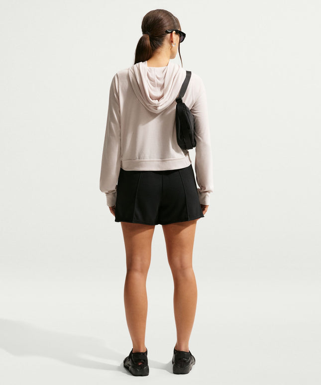 Nike Womens Sportswear Chill Knit Lightweight Hoodie - Light Orewood Brown