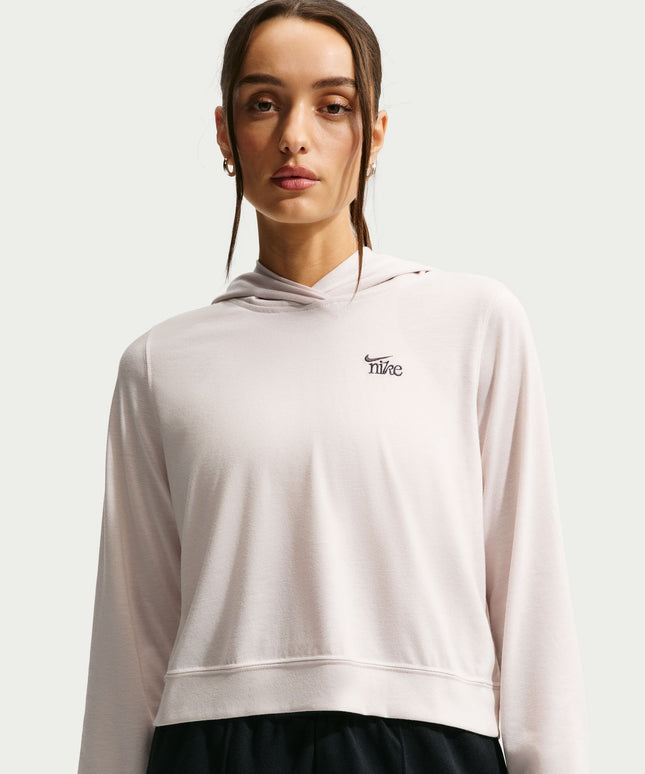 Nike Womens Sportswear Chill Knit Lightweight Hoodie - Light Orewood Brown